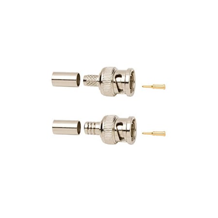 Allen Tel 50 Ohm BNC Connector, O Crimp GBNC60-O